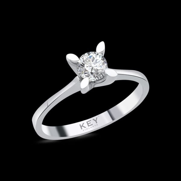 0.43 ct Pırlanta Badem Tektaş